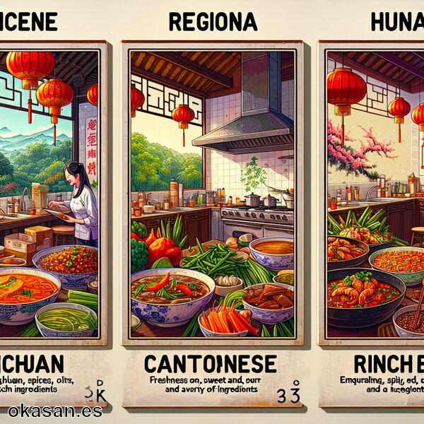 Cocina China Regional: Sichuan, Cantonesa y Hunan